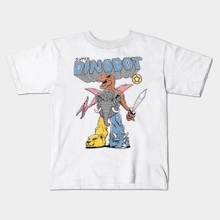 Super Dino Bot Kids T-Shirt